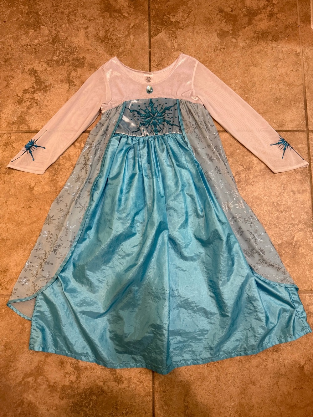 Little Adventures Elsa Ice Princess Dress - Girls Large 5-7 Years